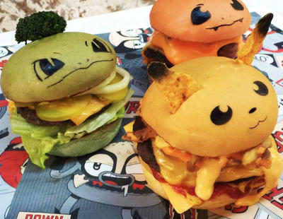 Una hamburguesería lanza PokéBurgers de Pikachu, Charmander y Bulbasaur