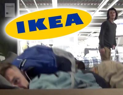 ¿Realidad o anuncio viral? Dos youtubers pasan la noche en Ikea sin que les pillen