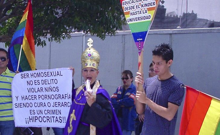Protestas en México en defensa de los derechos LGTB