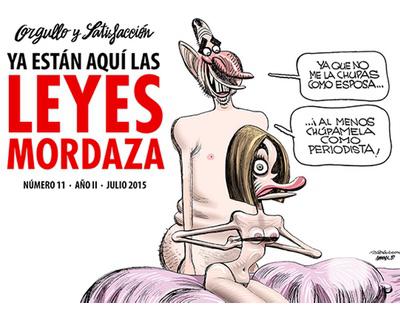 Orgullo y Satisfacción desafía a la Ley Mordaza con los Reyes Felipe y Letizia desnudos en portada