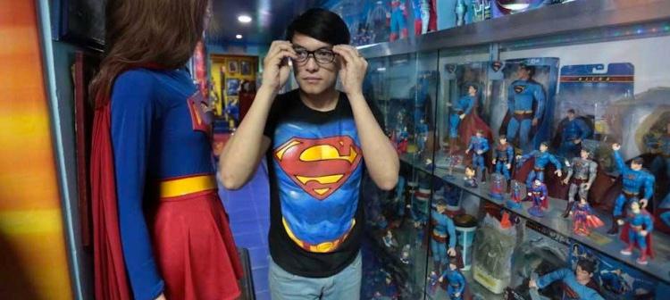 Chávez quiere ampliar su colección de objetos de Superman a 10.000