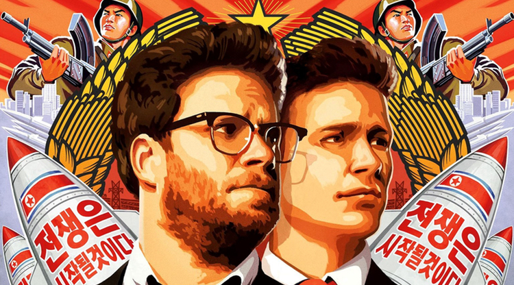 Cartel de 'The Interview', la película de la polémica con Corea dle Sur