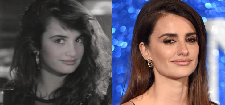 Penélope Cruz (1989) vs. Penélope Cruz (2016)