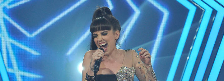 Dina en la final de La Voz