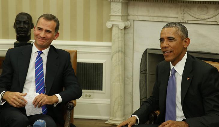 En el encuentro entre Obama y Felipe VI, el Presidente de EEUU se mostró contrario a la independencia catalana