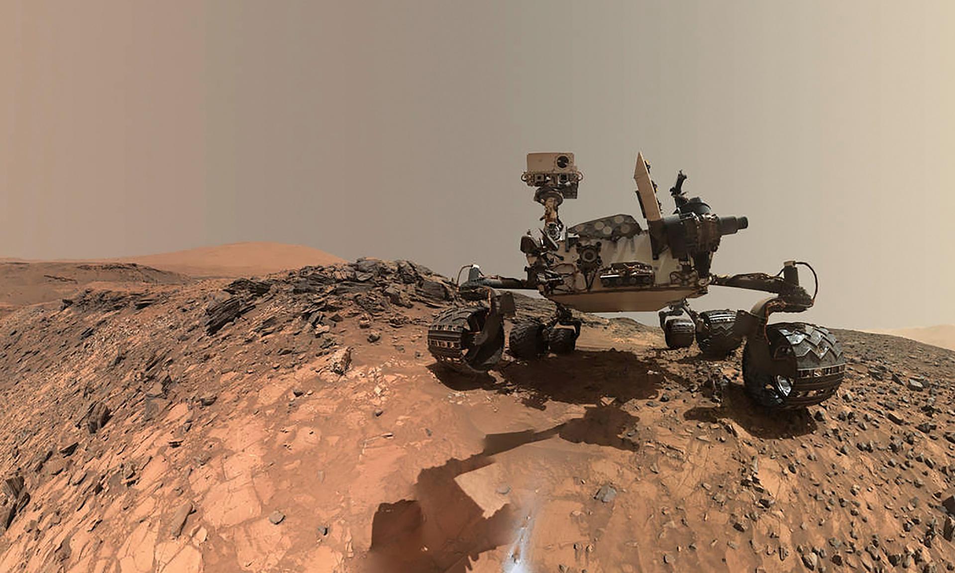 El rover Curiosity, actualmente recorriendo Marte (Fuente: NASA)