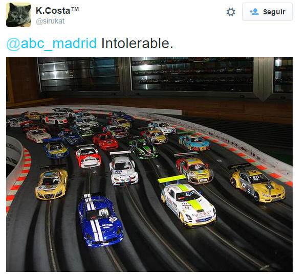 El atasco del scalextric