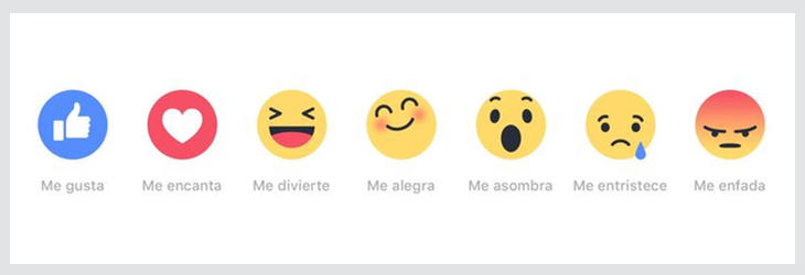 Las emociones de Facebook se llaman 'Reactions'