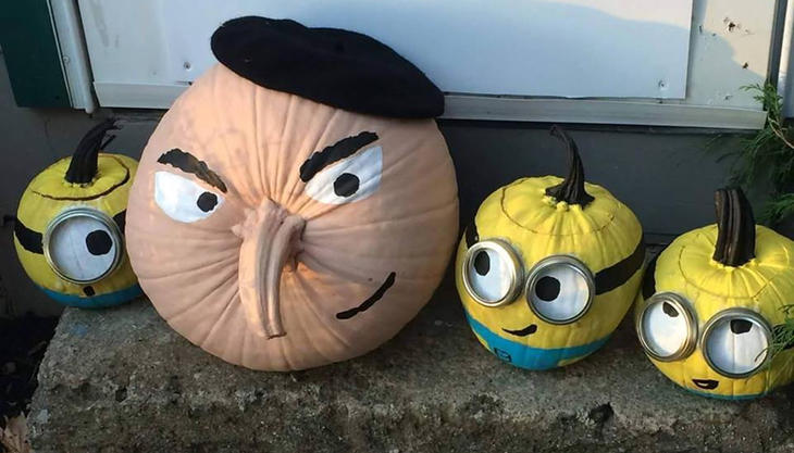 Calabazas de 'Gru, mi villano favorito' (imgur: @Floyderman)