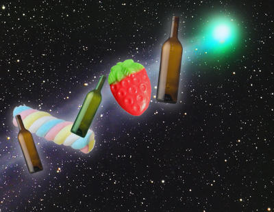 Detectan un cometa que emite azúcar y alcohol al espacio