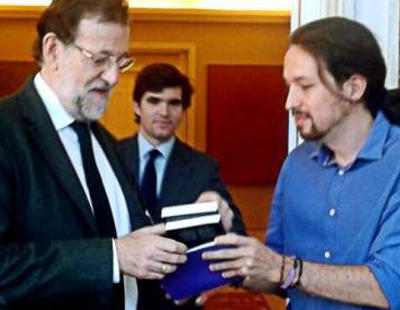 Los mejores memes de la reunión de Rajoy y Pablo Iglesias en Moncloa