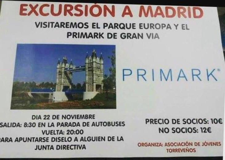 Excursión al Primark de Gran Vía (Twitter: @nikoxpress)