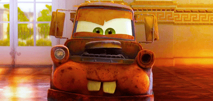 Mater es simpático y muy amigable, incluso con coches que no conoce