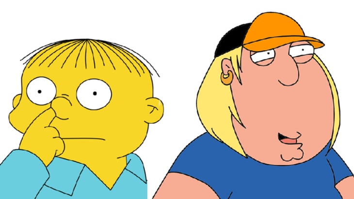 Ralph Wiggum y Chris Griffin