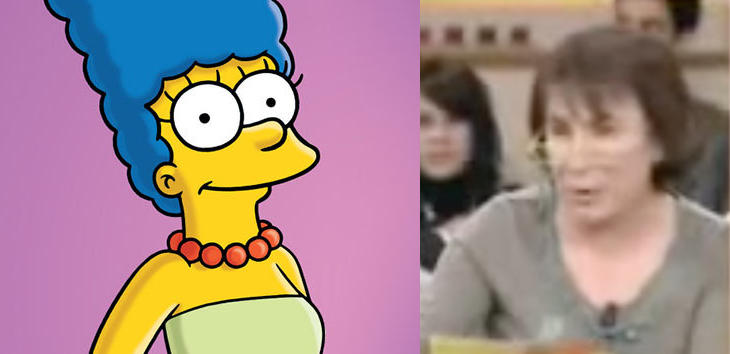 Margarita de Francia es Marge Simpson