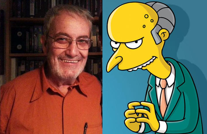 Javier Franquelo es el segundo doblador del Señor Burns