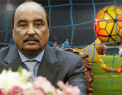 El presidente de Mauritania finaliza un partido porque se aburría