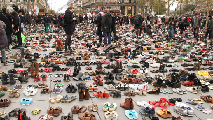 Zapatos para apoyar la Cumbre del Clima