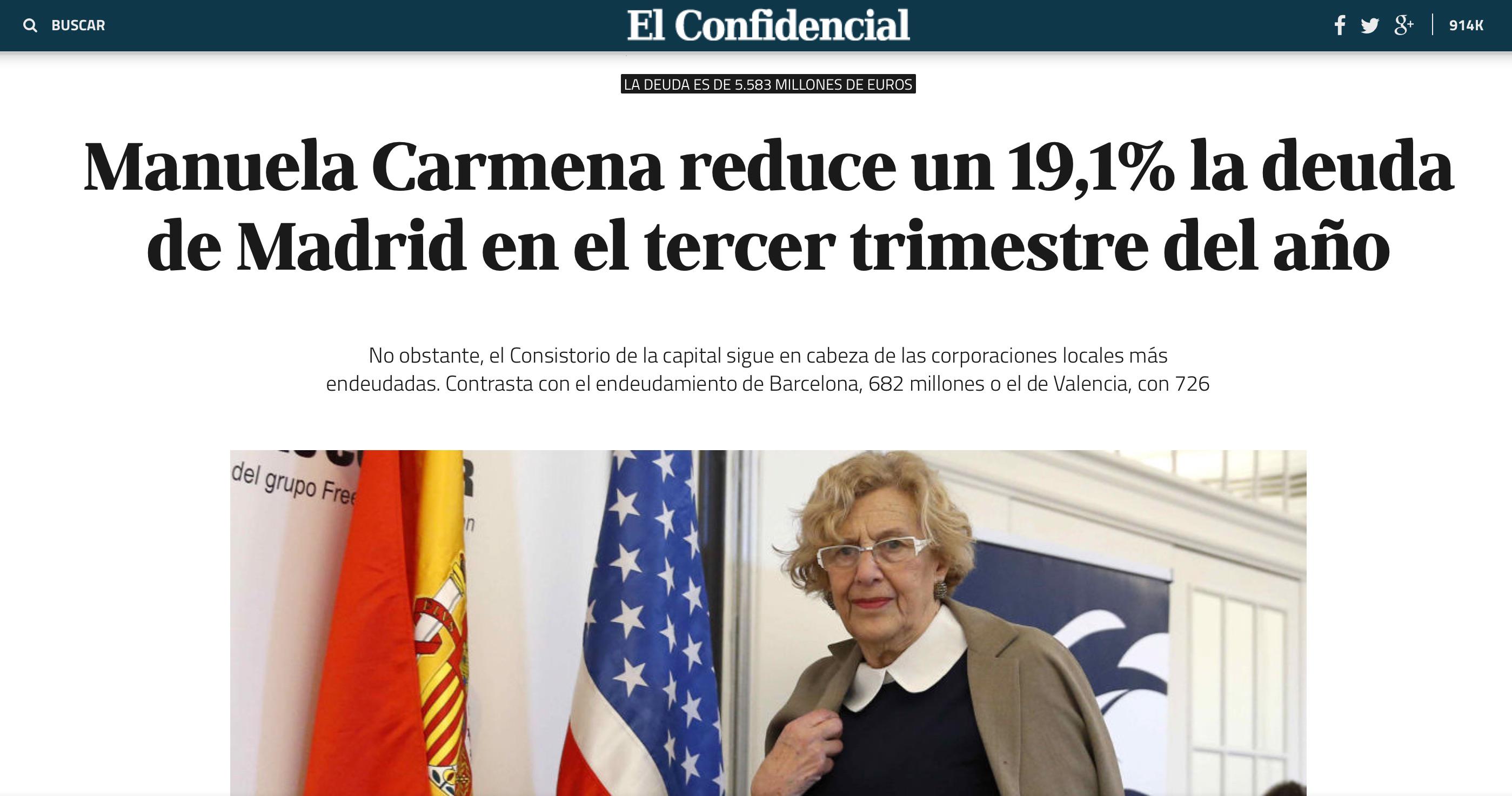 Artículo de El Confidencial