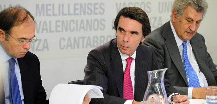Aznar en el Comité Ejecutivo del PP