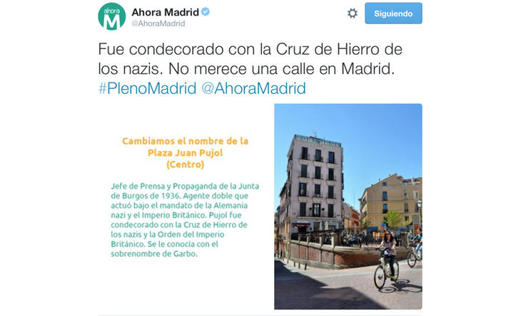 El tweet de la polémica, ya borrado