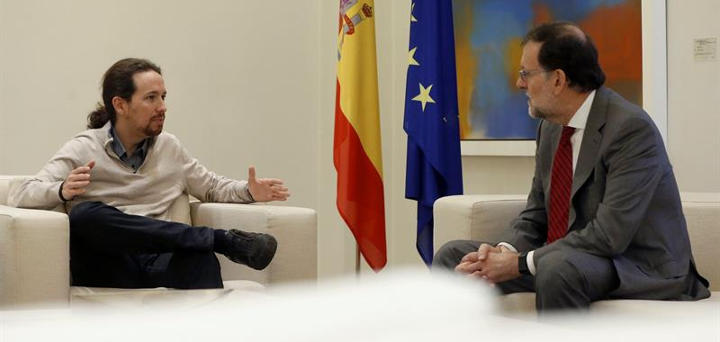 Pablo Iglesias y Mariano Rajoy