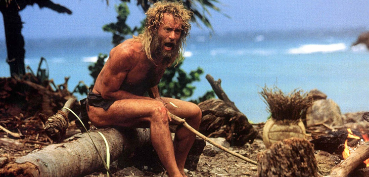 Tom Hanks en 'Náufrago'