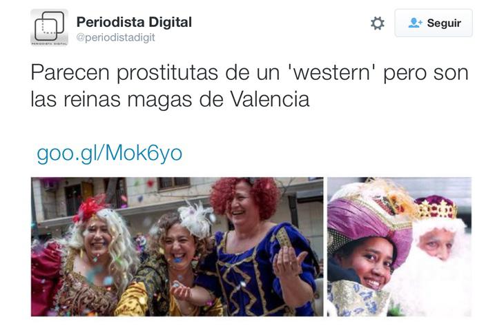 Periodista digital califica a las magas de 'prostitutas de western'