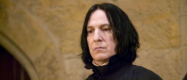 Alan Rickman interpretaba a Snape en la saga 'Harry Potter'