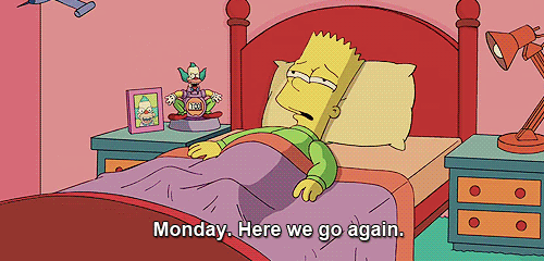 A Bart tampoco le gustan los lunes