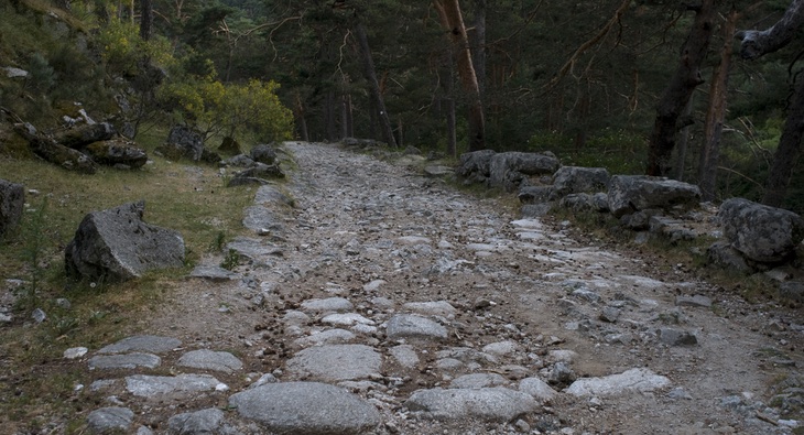 La calzada romana de Cercedilla