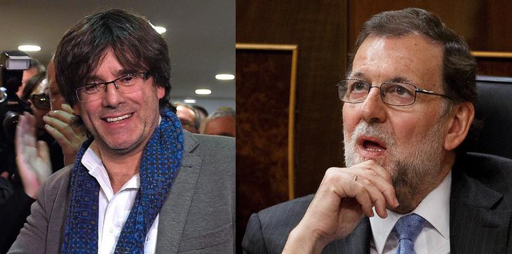 Puigdemont y Rajoy