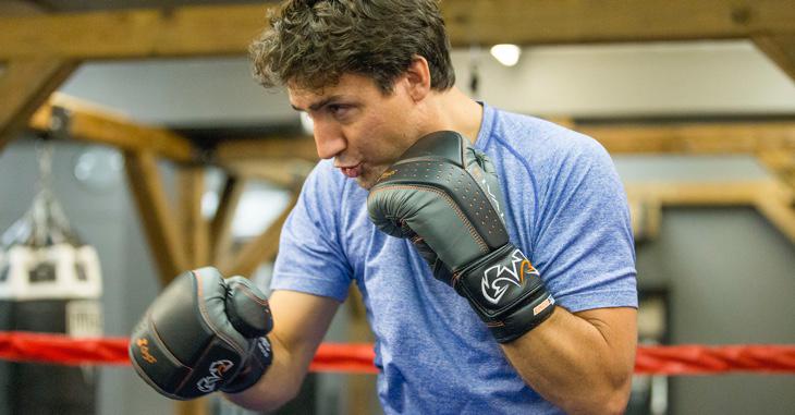 Antes de ser abogado, Trudeau era boxeador