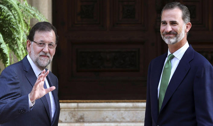 Felipe VI no ha actuado de la manera en que esperaba Rajoy