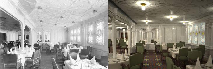 El comedor de 1912 vs al de 2018