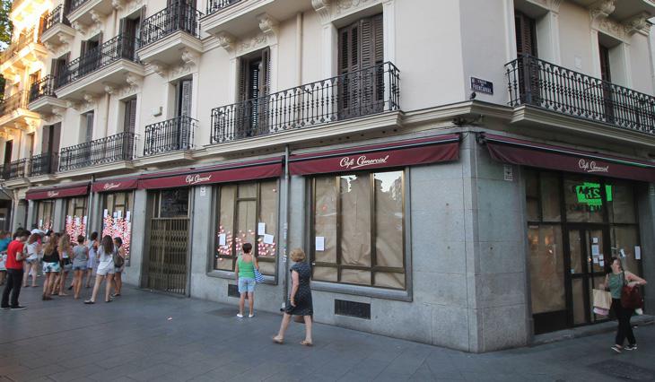 El Café Comercial estuvo abierto durante 128 años