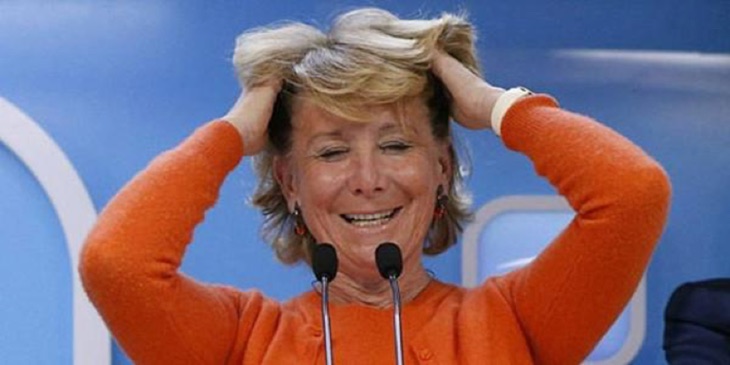 Descripción gráfica de lo que muchos opinan de Esperanza Aguirre