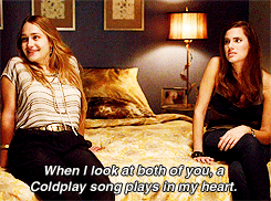 Cuando os miro suena una canción de Coldplay en mi corazón