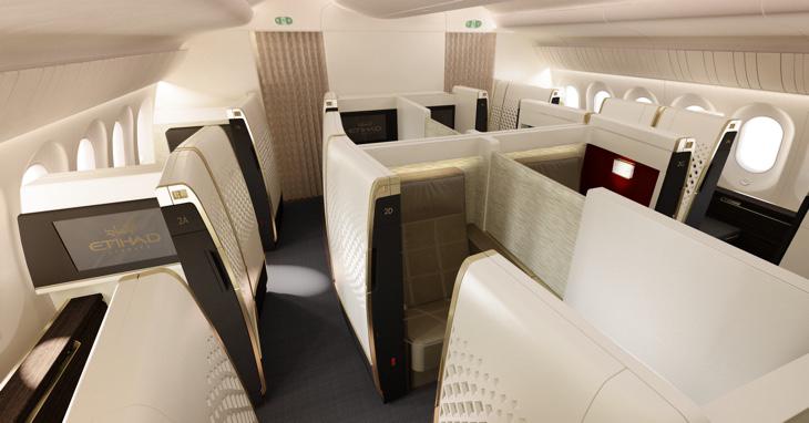 Suites privadas en el avión