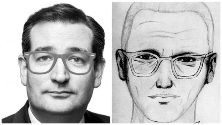 ¡Venga ya, Ted Cruz y el Zodiac Killer son clavados!