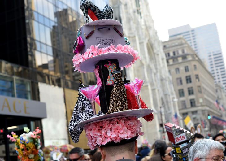 En la Easter Parade los sombreros y tocados son los protagonistas