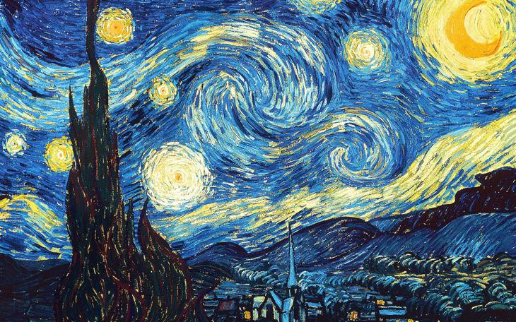 'La noche estrellada' de Van Gogh