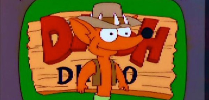 Dash Dingo, el videojuego de 'Los Simpson'