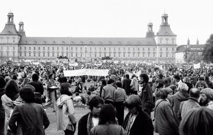 Protesta antinuclear en la ciudad alemana de Bonn (1979)