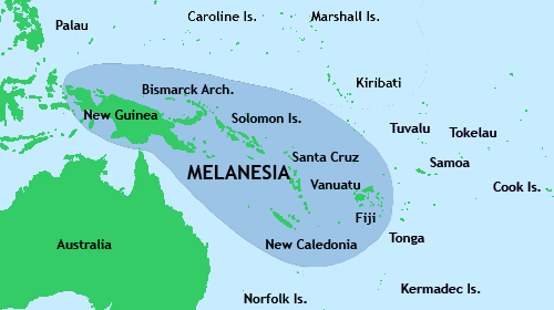 Melanesia, Oceanía