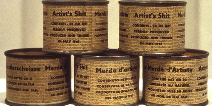 La 'Mierda de artista' de Piero Manzoni