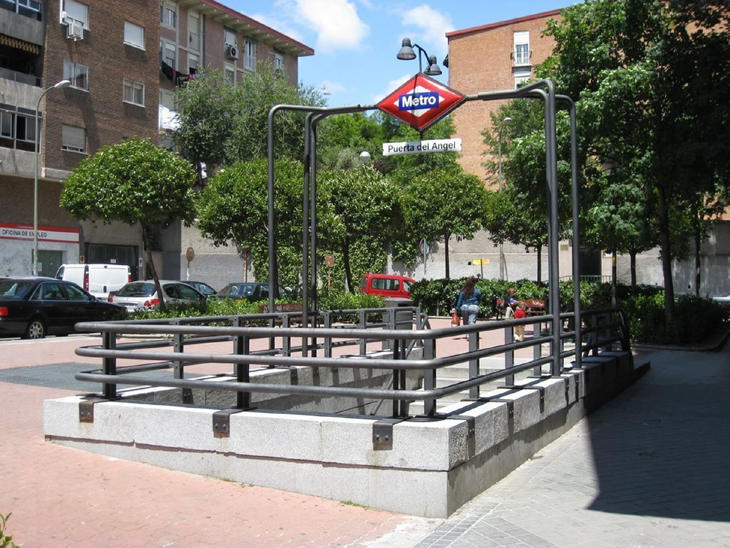 La estación Puerta de Ángel de Madrid