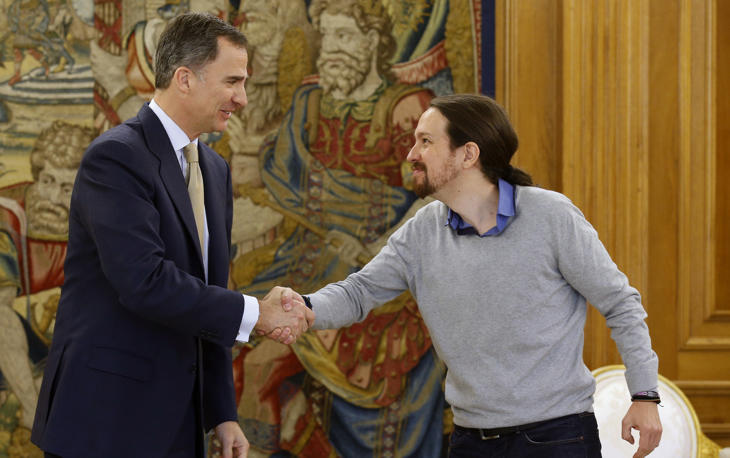 Iglesias ha llegado tarde a su encuentro con Felipe VI tras perderse por el camino a Zarzuela