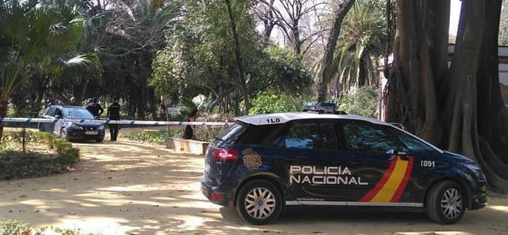 La Policía en el lugar del crimen