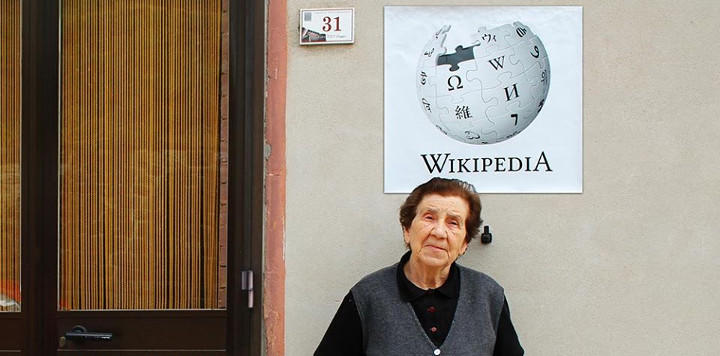 Wikipedia es una señora llena de sabiduría